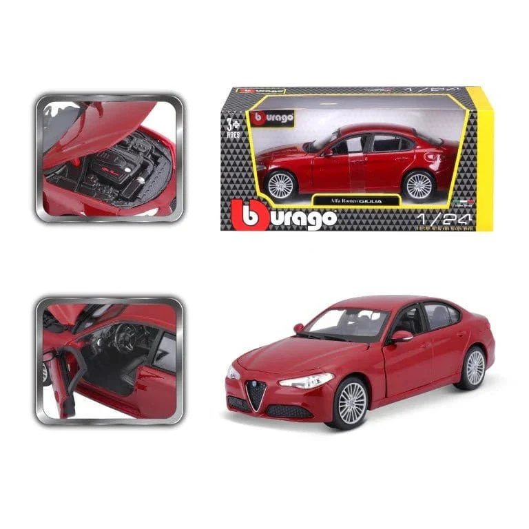 Bburago 1/24 2020 Alfa Romeo Giulia Saloon Diecast Model - Image 3