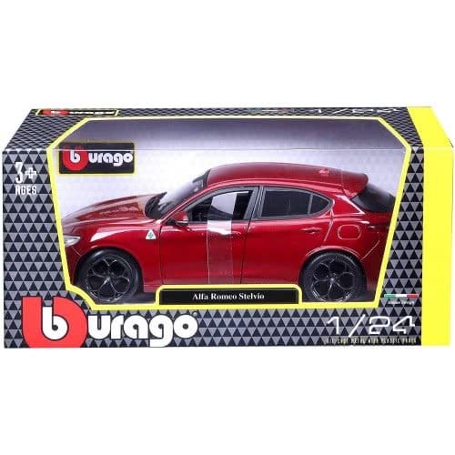 Bburago 1/24 2021 Alfa Romeo Stelvio SUV Diecast Model - Image 2