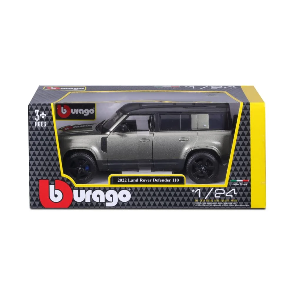 Bburago 1/24 2022 Land Rover Defender 110 Assorted Colors - Image 2
