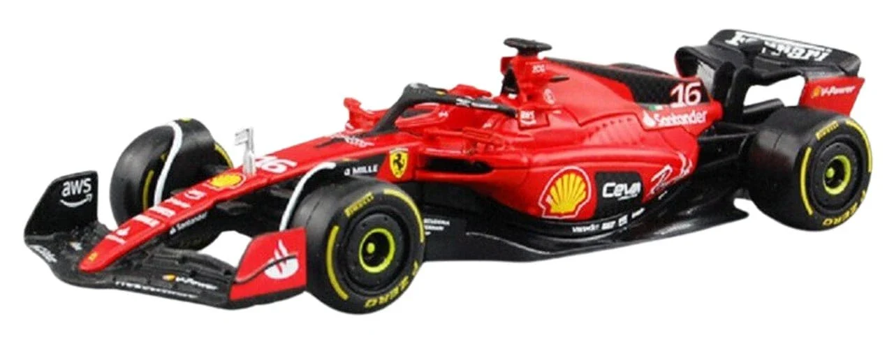 Bburago 1/24 2023 F-1 Ferrari SF-23 #16 Leclerc in Showcase Diecast Model