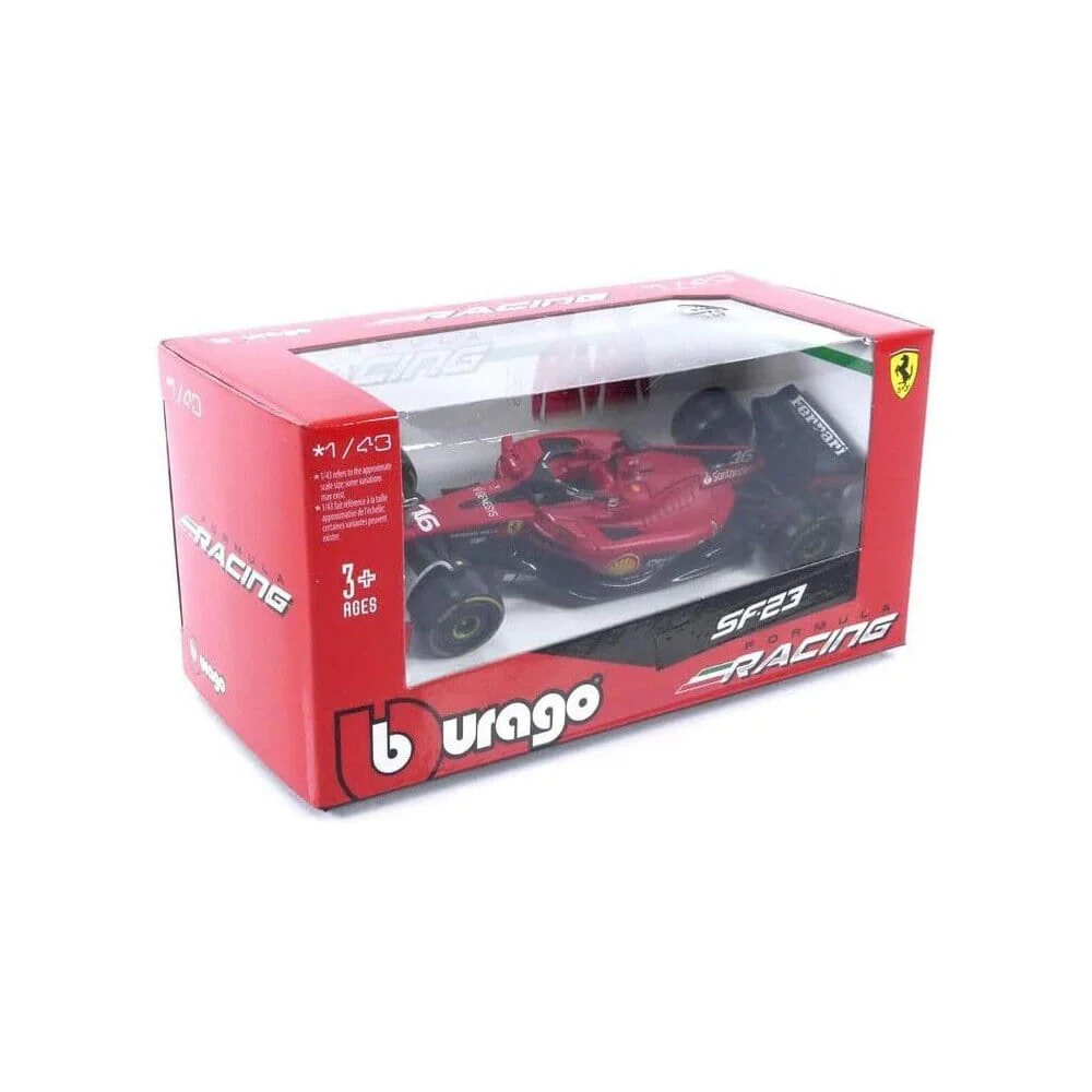 Bburago 1/43 2023 F-1 Ferrari SF-23 #16 Leclerc WB Diecast Model - Image 2
