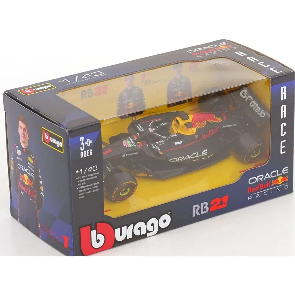 Bburago 1/43 2025 F1 Red Bull Racing RB21 #1 Verstappen Diecast Model