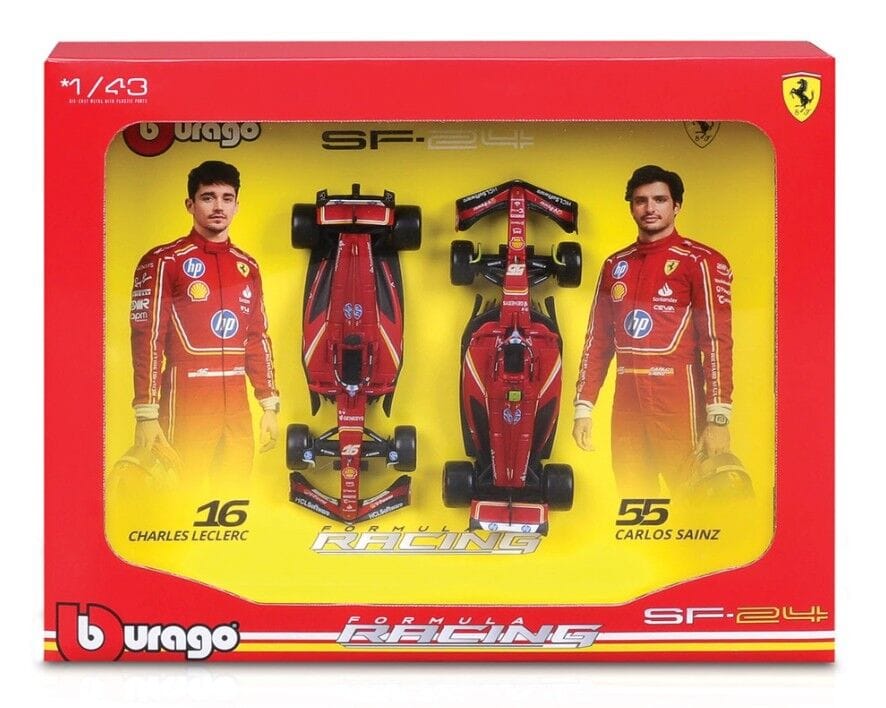 Bburago F1 1/43 Gift Set 2024 Ferrari SF-24