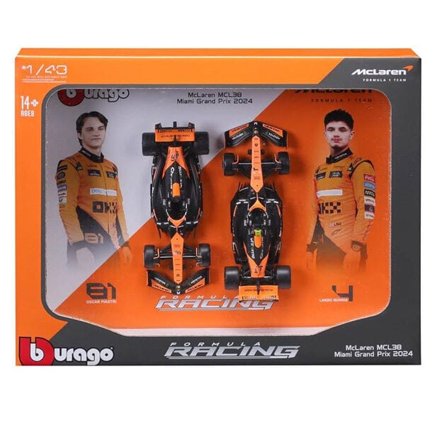 Bburago F1 1/43 Gift Set 2024 McLaren MCL38