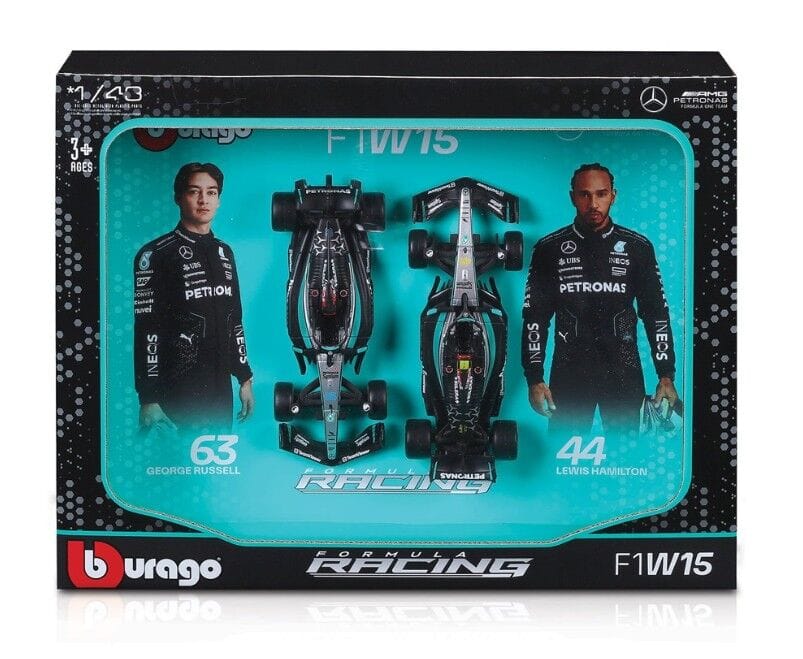 Bburago F1 1/43 Gift Set 2024 Mercedes AMG W15