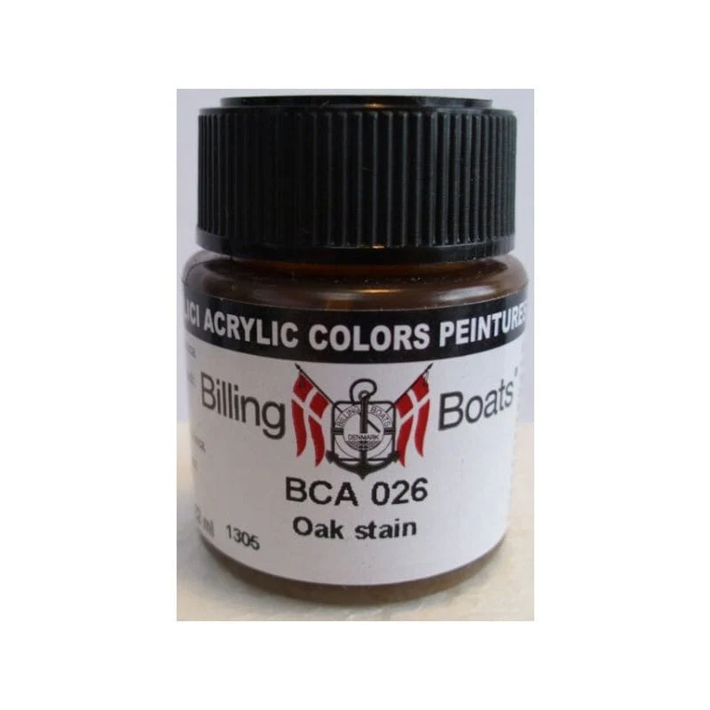Billings Boats BCA026 Oak Stain Acrylic Paint 22ml**