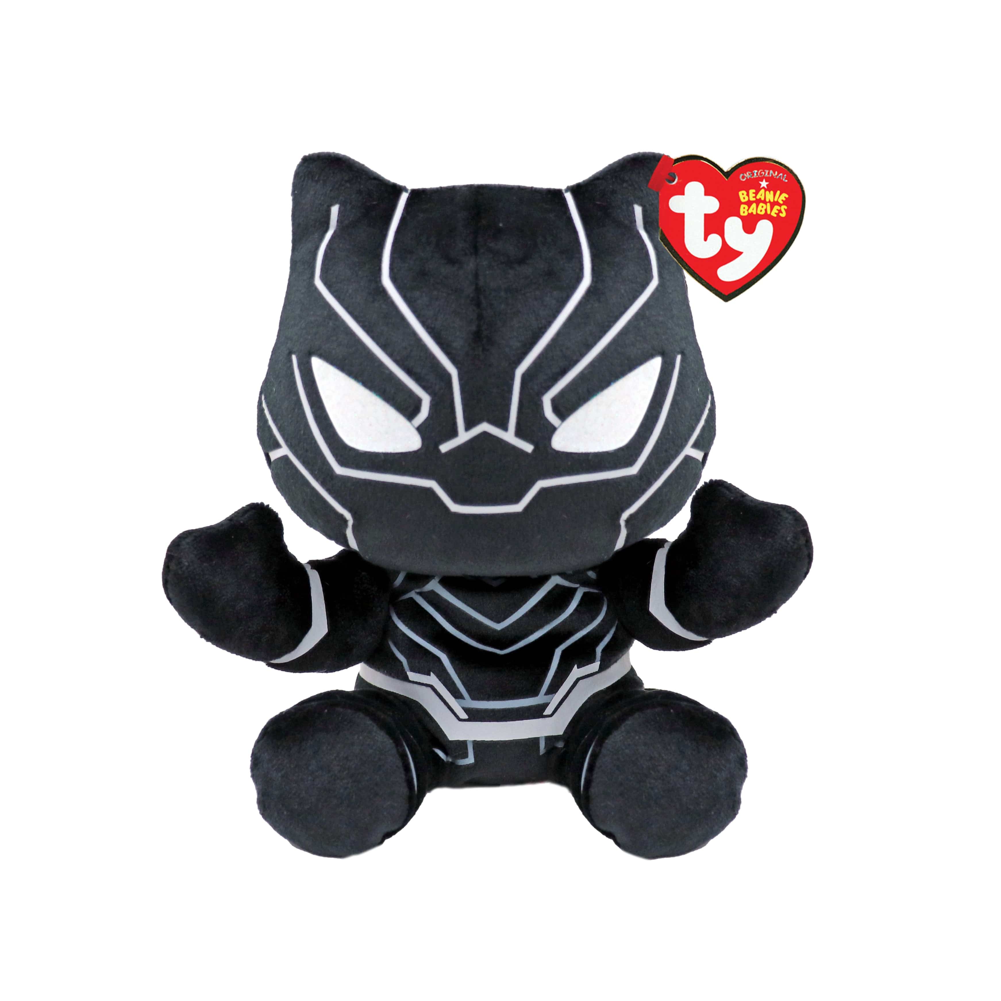 BLACK PANTHER - Floppy Reg Beanie Baby Marvel