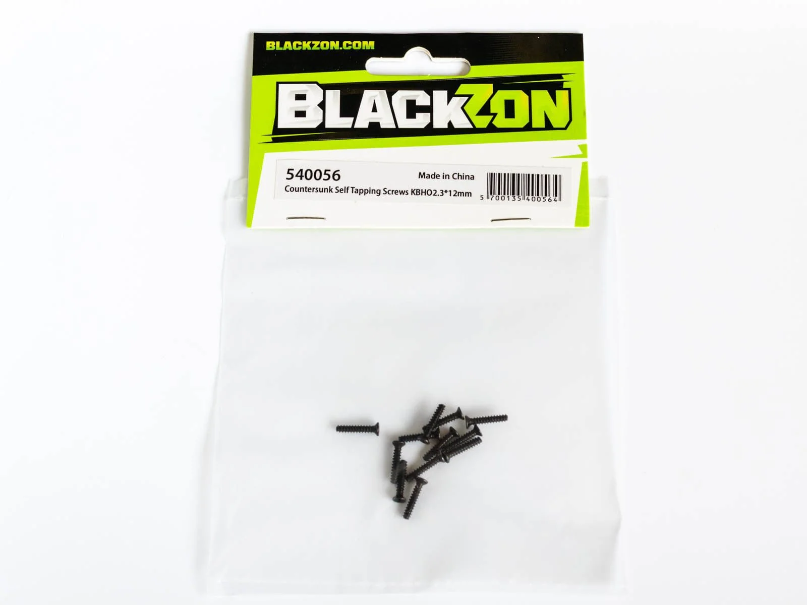 BlackZon 540056 Slyder Countersunk Self Tapping Screws 2.3x12mm (12pcs) - Image 2