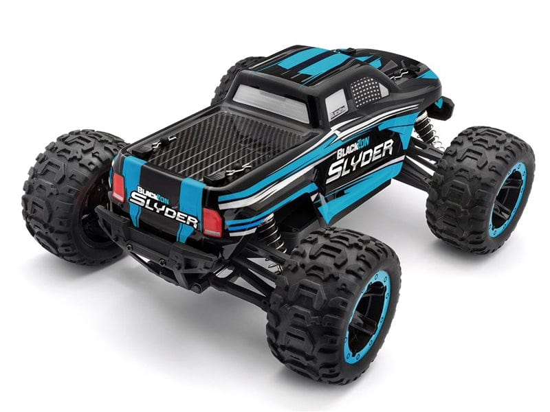 Blackzon Slyder MT 1/16 4WD Electric Monster Truck - Blue - Image 3