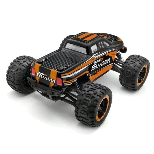 Blackzon Slyder MT 1/16 4WD Electric Monster Truck - Orange - Image 3