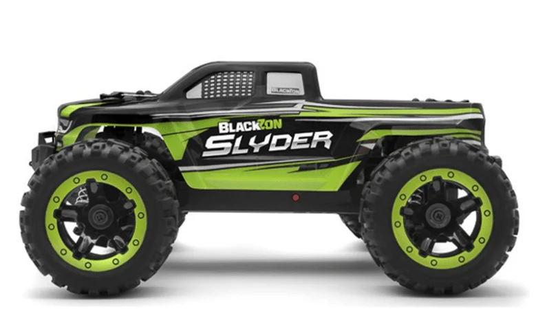 Blackzon Slyder MT 1/16 4WD Electric Monster Truck RTR Green - Image 3