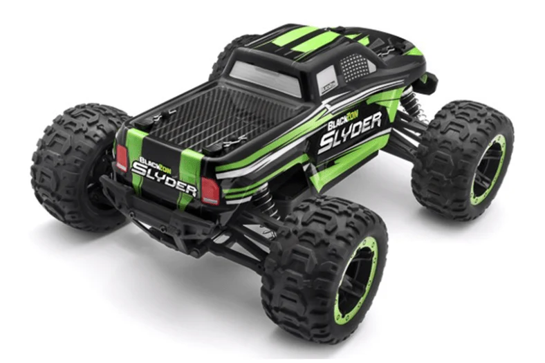 Blackzon Slyder MT 1/16 4WD Electric Monster Truck RTR Green - Image 4