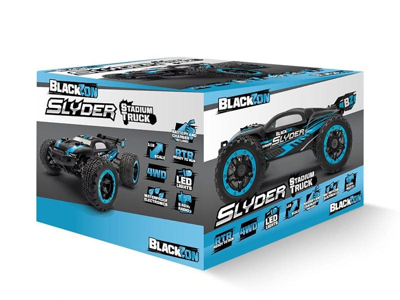 Blackzon Slyder ST 1/16 4WD Electric Stadium Truck - Blue - Image 6