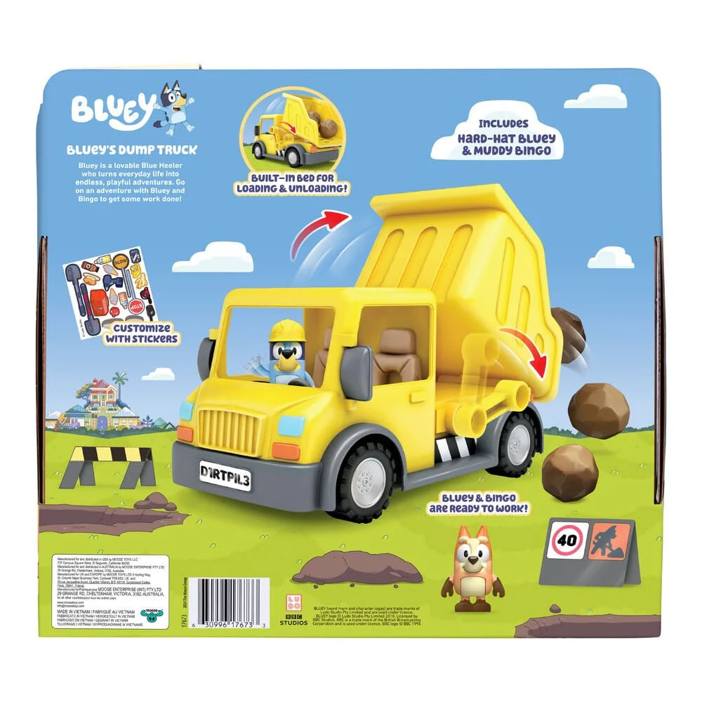Bluey S12 Dump Truck with Figures - Image 7