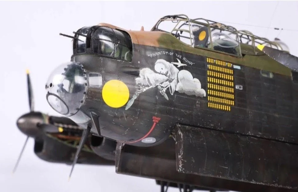 Border Model 1/32 Avro Lancaster B.MK1/III Nose w/Full Interior Plastic Model Kit - Image 2