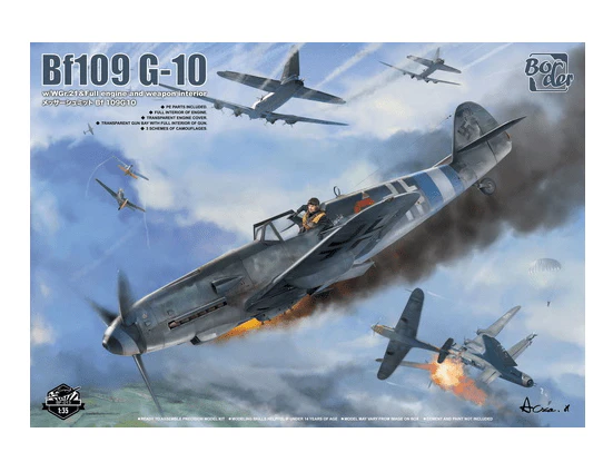 Border Model 1/35 Bf109 G-10 Plastic Model Kit