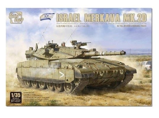 Border Model 1/35 Israel Merkava MK.2D w/Full Interior and Working Traccks Plastic Model Kit