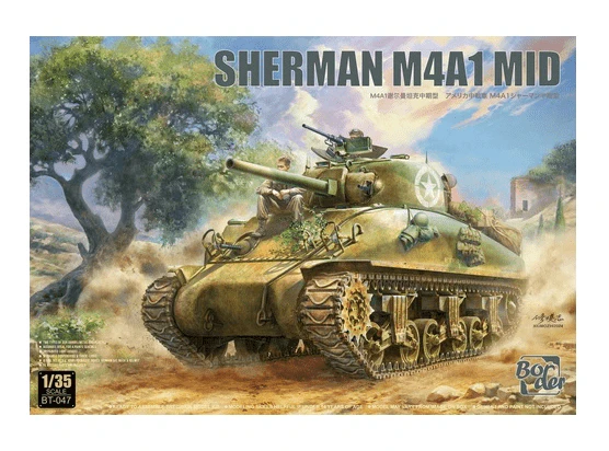 Border Model 1/35 Sherman M4A1 Mid Plastic Model Kit