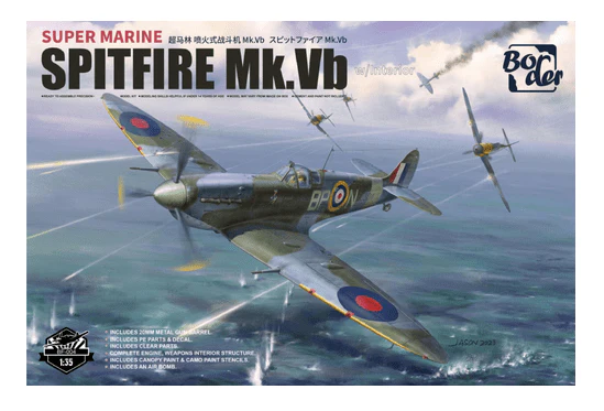 Border Model 1/35 Supermarine Spitfire Mk.Vb Plastic Model Kit