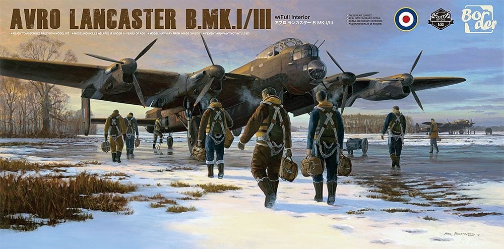 Border Model BF010 1/32 Avro Lancaster B. MkI/III /w Full Interior Plastic Model Kit