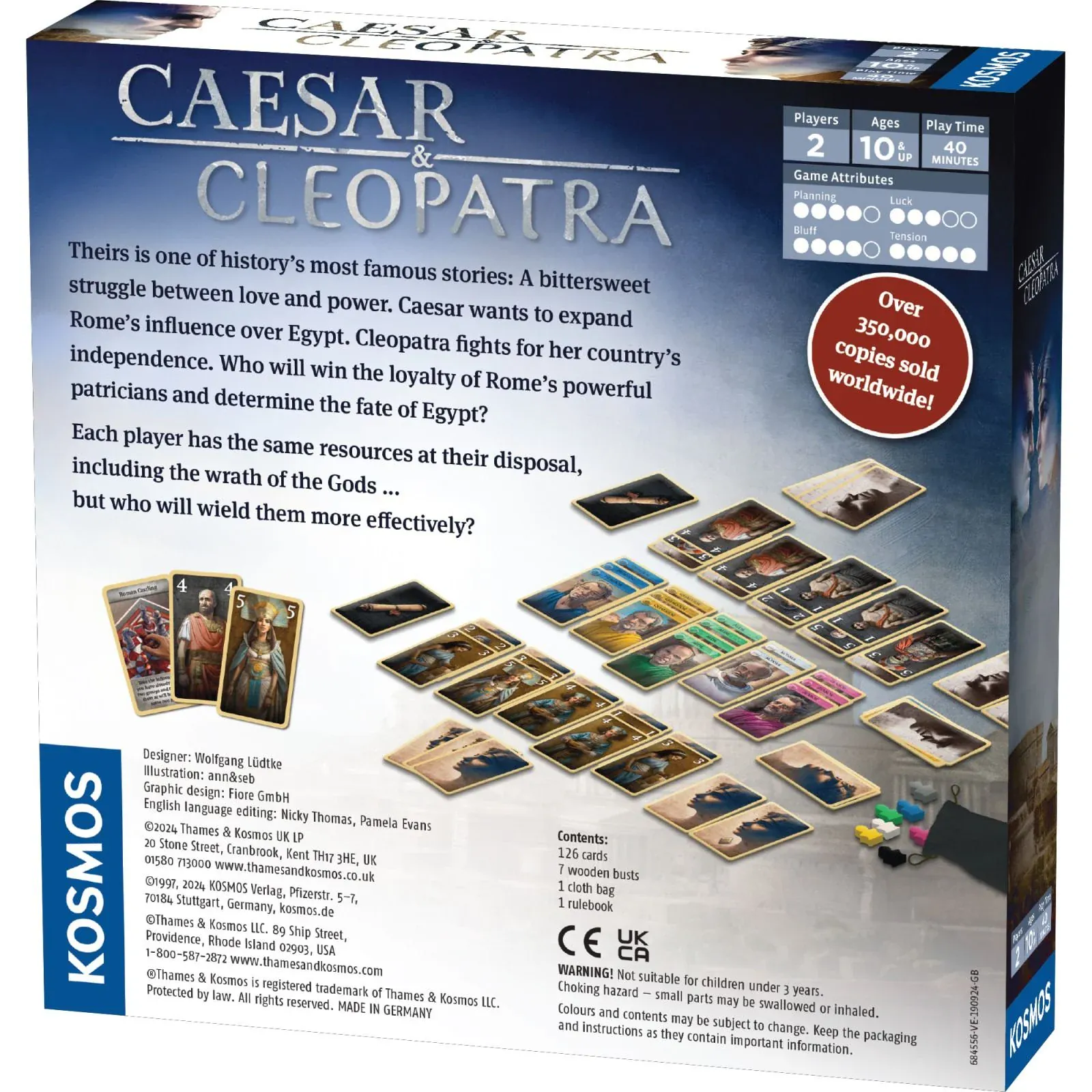 Caesar & Cleopatra Card Game - Image 3
