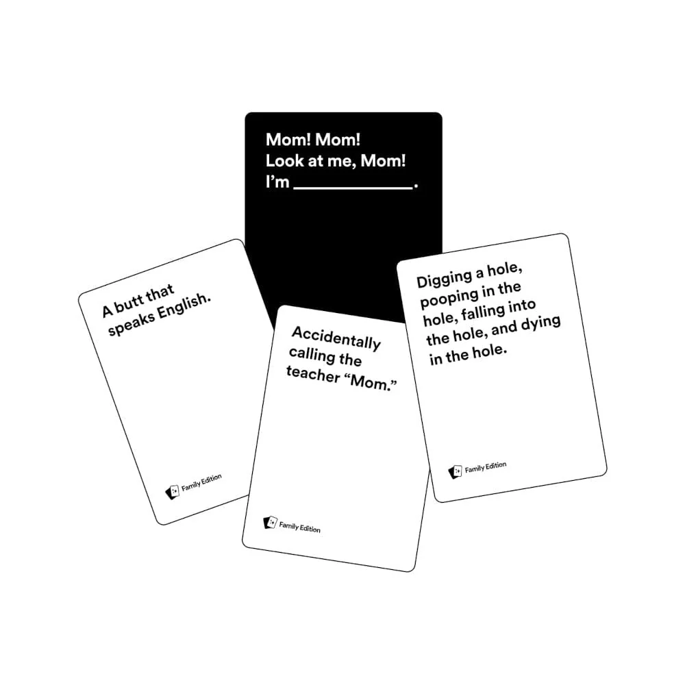 Cards Against Humanity Family Edition First Expansion Glow In The Dark Box - Image 2