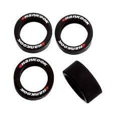 Carrera 89800 Evo/D132 Bmw/Mercedes/Audi/Aston/Corvette Front And Rear Tyre Set