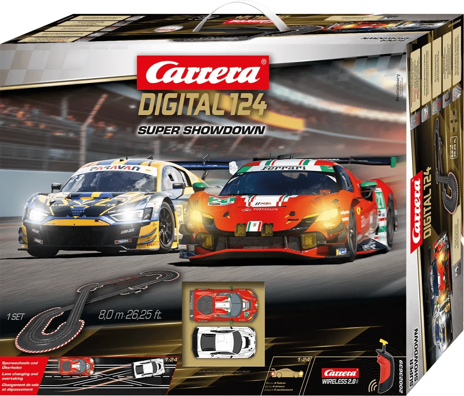 Carrera Digital 1/24 Super Showdown Wireless 2.0 Slot Car Set [23639]