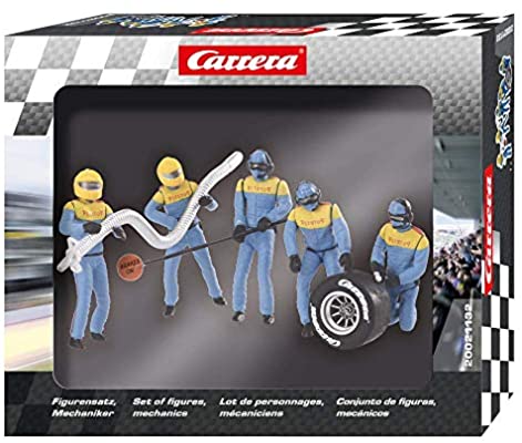Carrera Evo/Digital 132 Pit Mechanics 5 Piece Set Blue** - Image 2