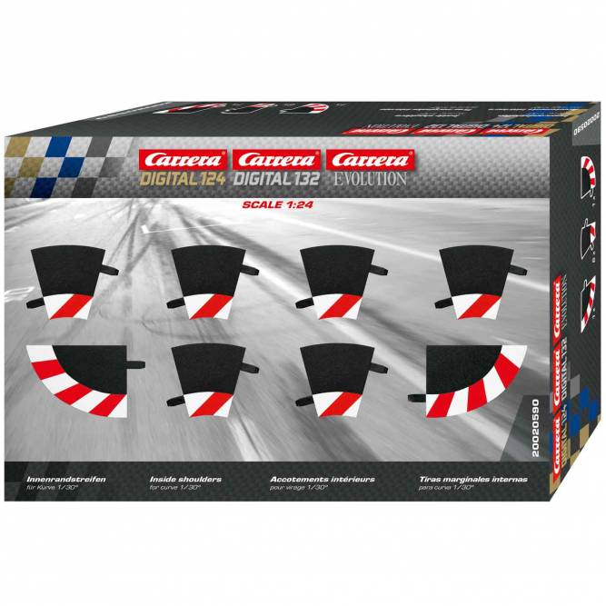 Carrera Evo/Digital Inside Shoulder for Curve 1/30 (8pcs) - Image 4