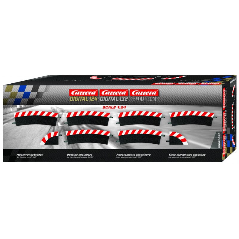 Carrera Evo/Digital OS Shoulder fro Hi-Bank Curve 2/30 (8pcs)** - Image 2