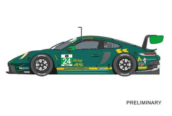 Carrera Evolution 1/32 Porsche 911 GT3 R "Wright Motorsports, No.24" Slot Car