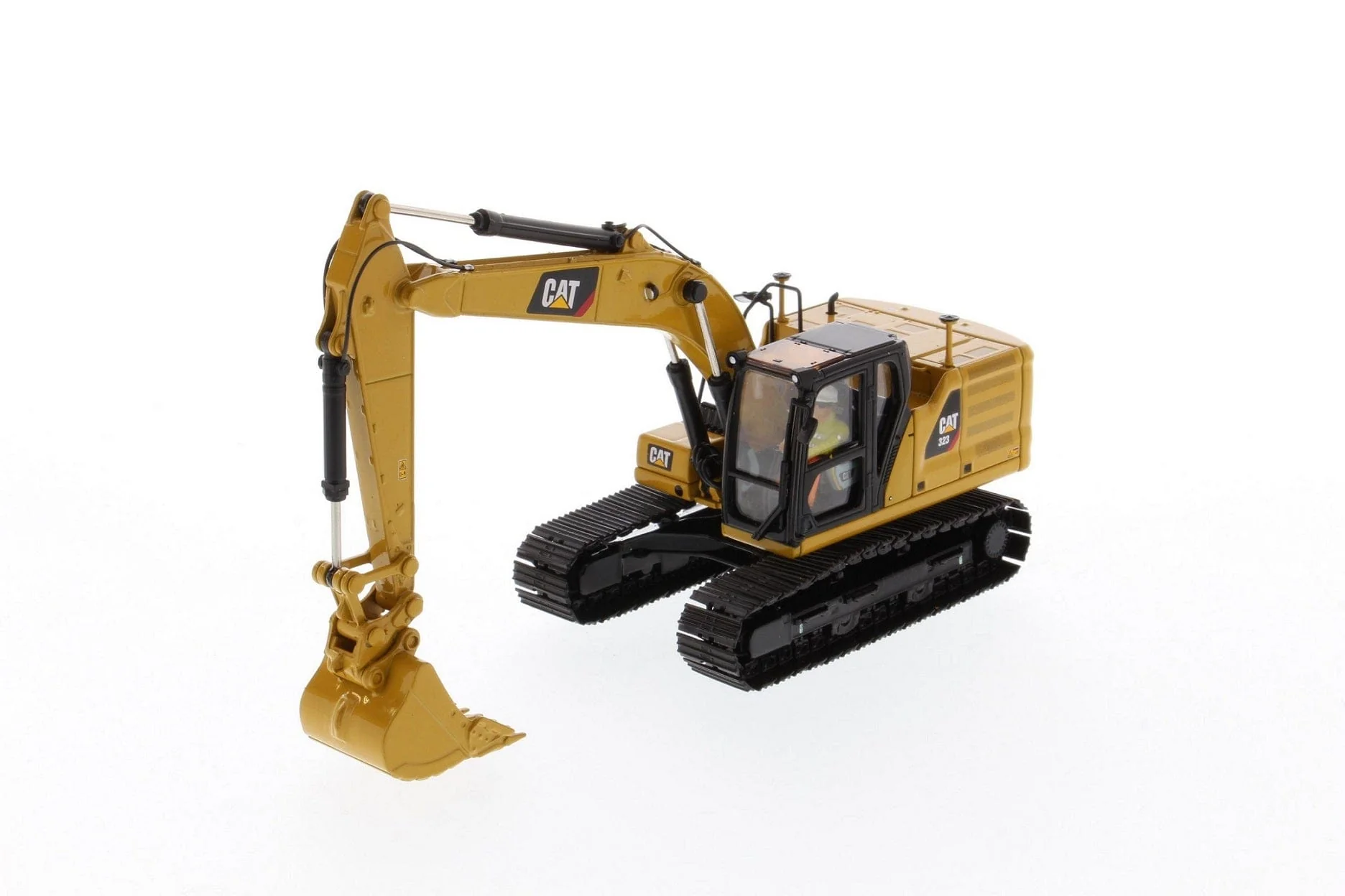 Cat 1/50 323 Hydraulic Excavator Work Tool High Line Diecast Model