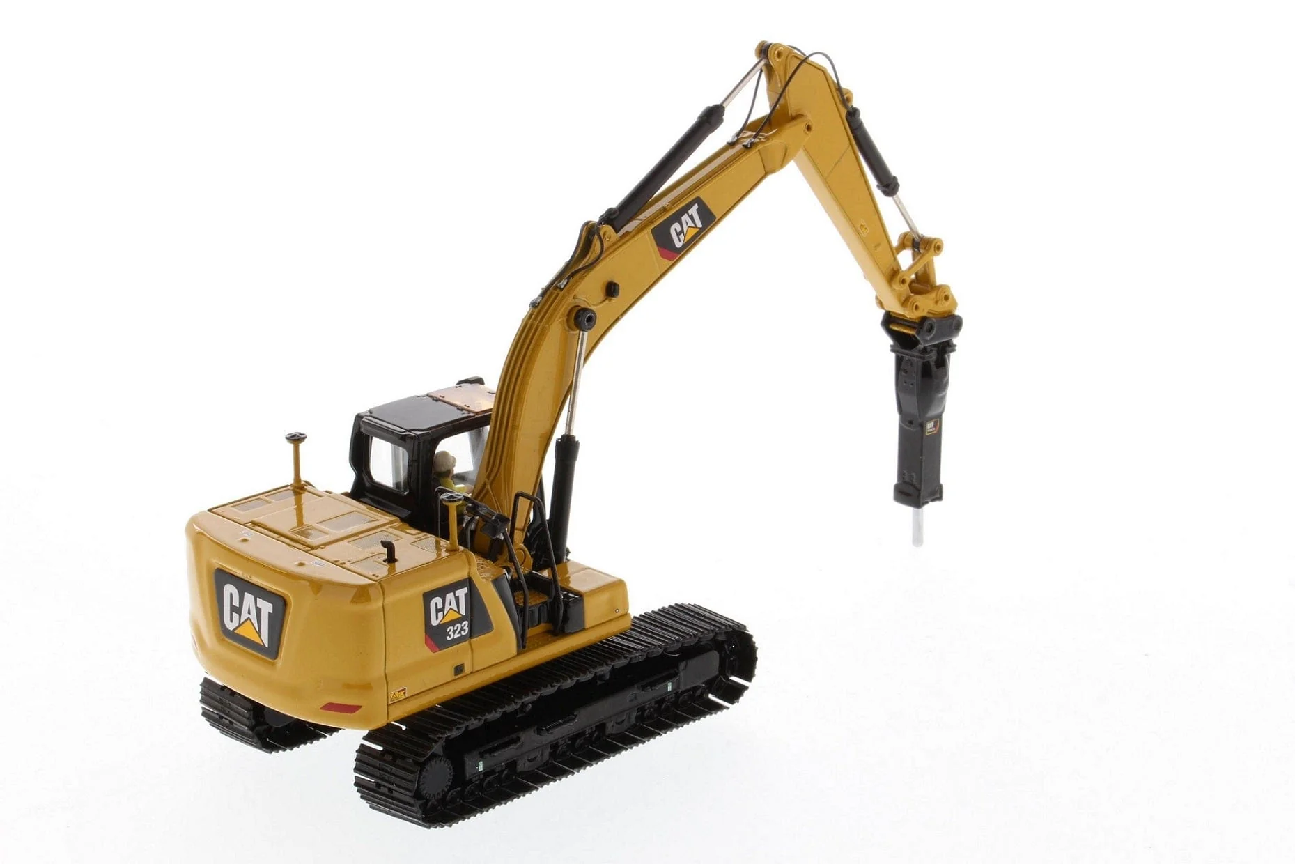 Cat 1/50 323 Hydraulic Excavator Work Tool High Line Diecast Model - Image 3