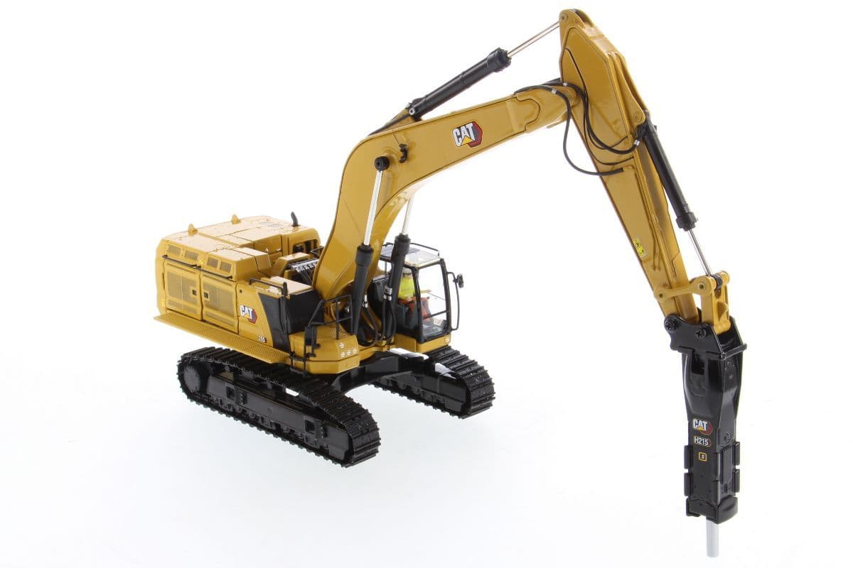 Cat 1/50 395 GP Excavator & 2 Work Tools High Line Diecast Model - Image 3