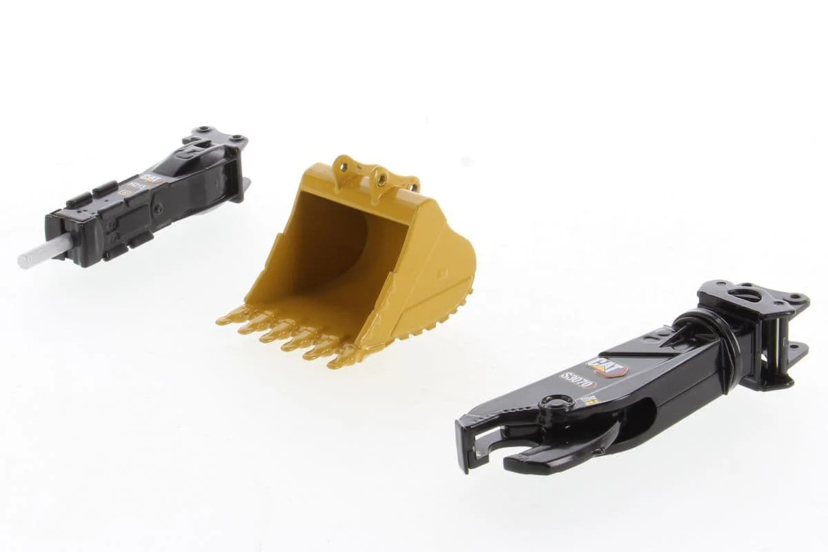 Cat 1/50 395 GP Excavator & 2 Work Tools High Line Diecast Model - Image 4