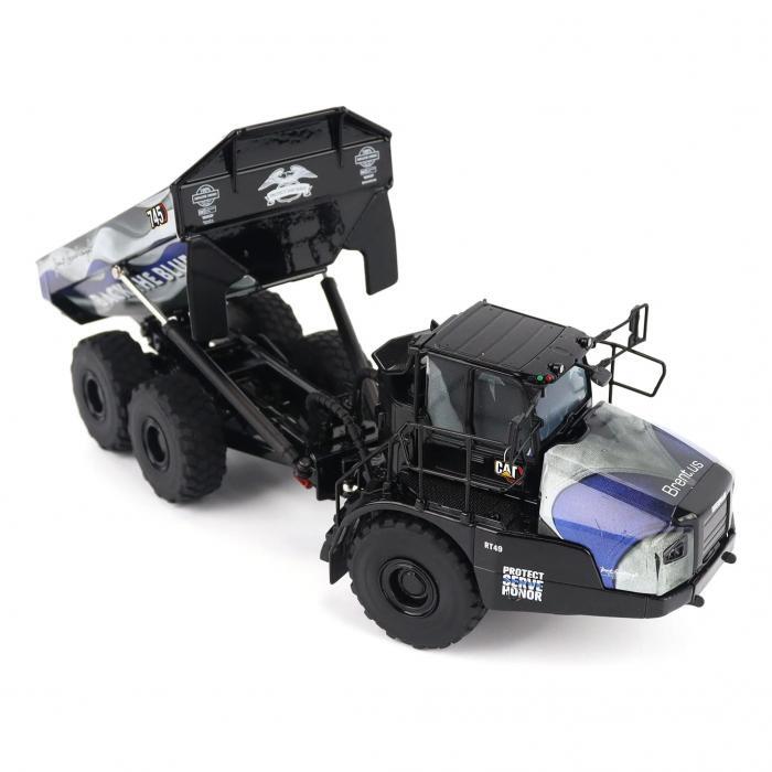 Cat 1/50 745 Articulated Truck Brent Scarbrough Livery Diecast Model - Image 3
