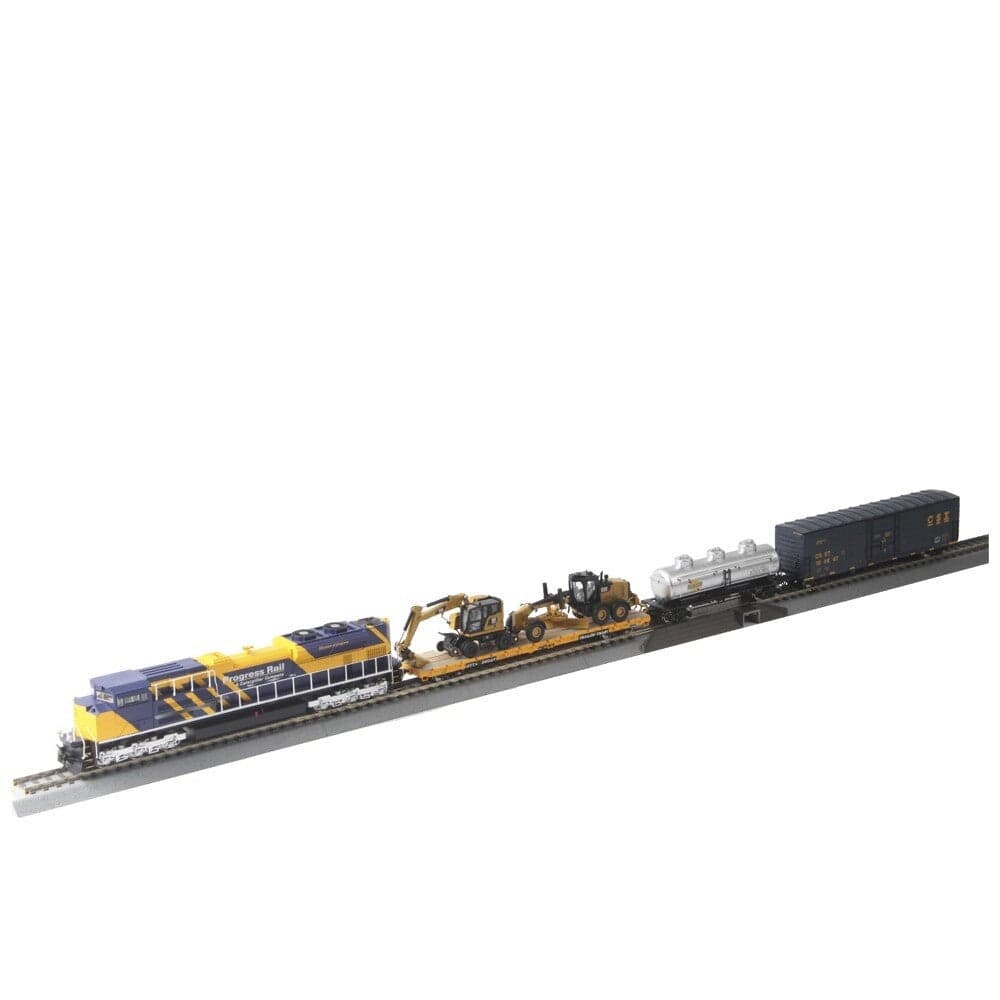 Caterpillar HO Scale Progress Rail Train Set - Image 3