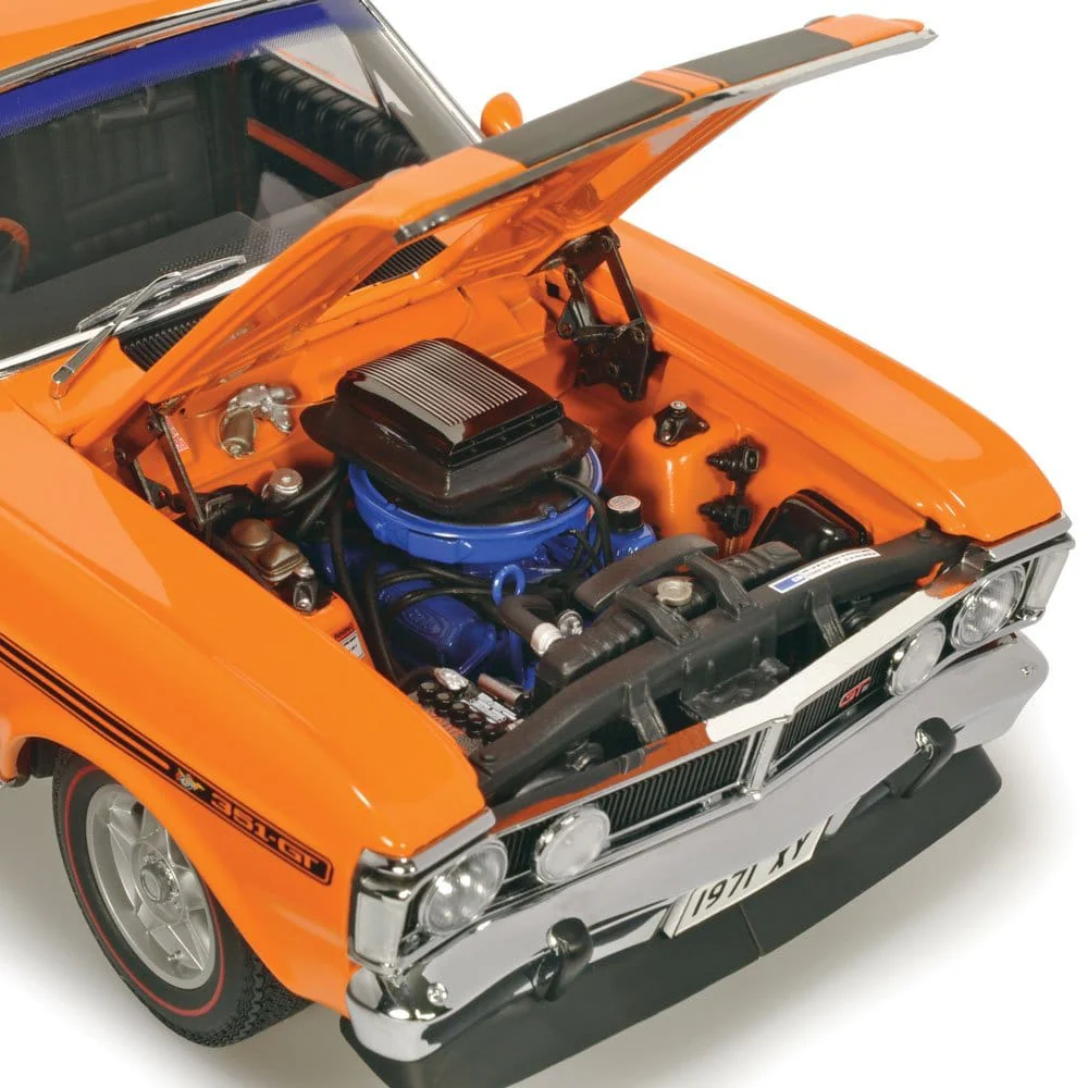 Classic Carlectables 1/18 Ford XY Falcon GT-HO Phase III Raw Orange Diecast Model - Image 4