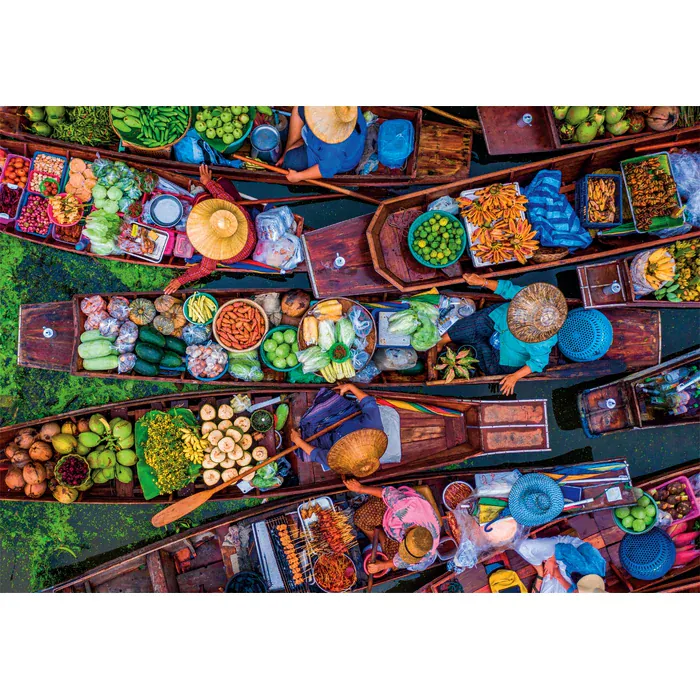 Clementoni Thai Floating Market 1000pc Puzzle - Image 2
