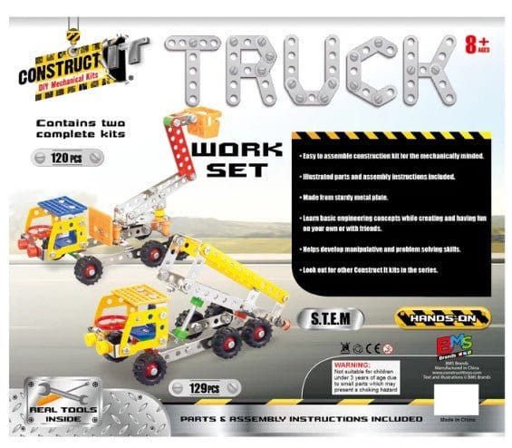 Construct It - Work Truck Set Metal Model Kit