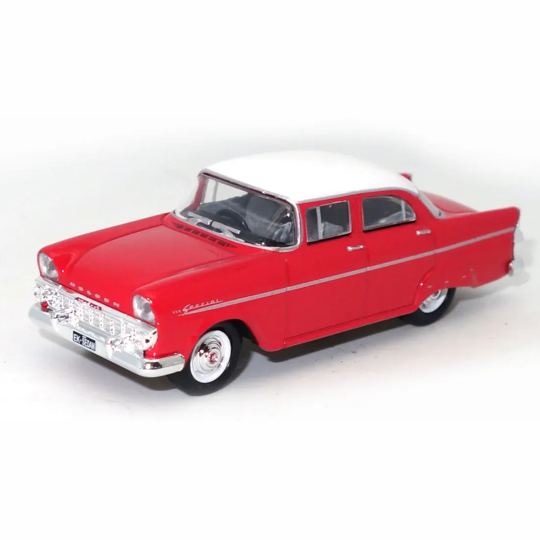 Cooee Classics 1/64 1961 EK SPECIAL SEDAN - Red with White Roof