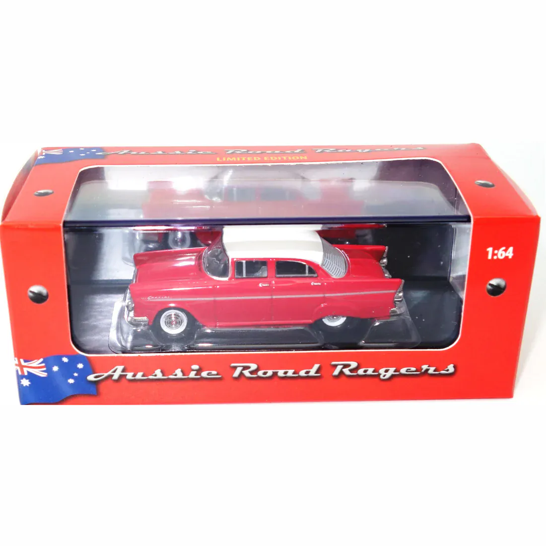 Cooee Classics 1/64 1961 EK SPECIAL SEDAN - Red with White Roof - Image 3