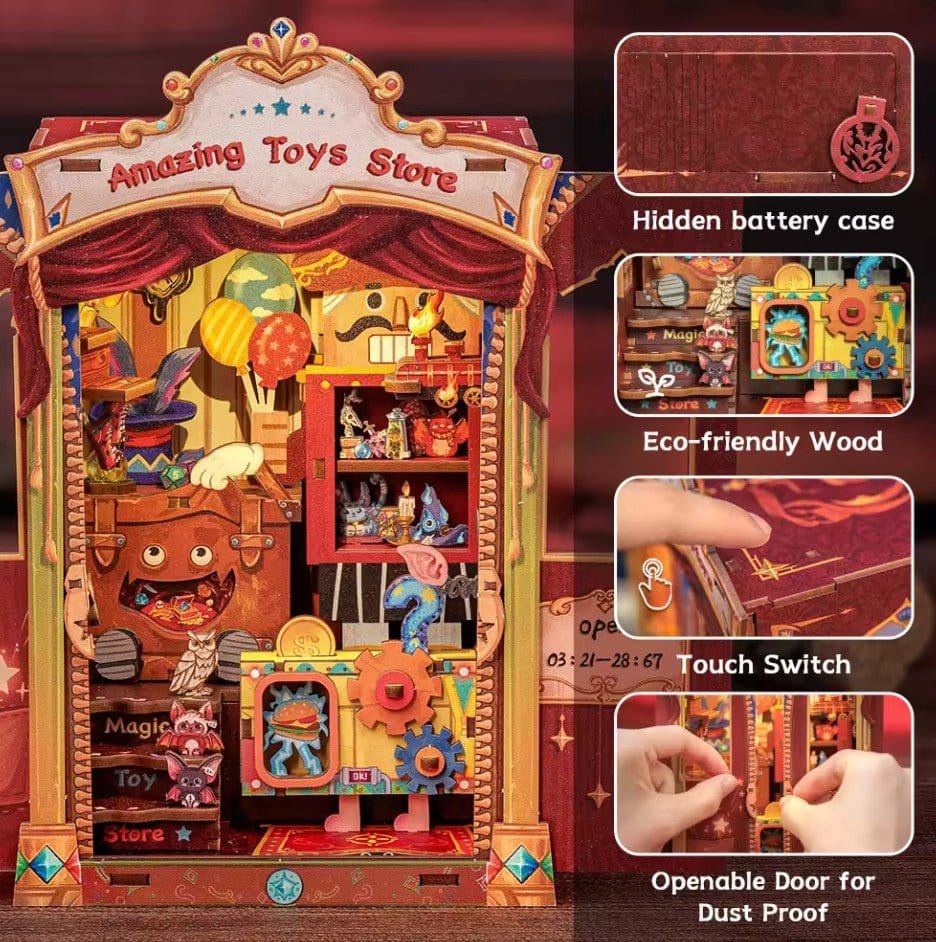 CUTEBEE DIY Book Nook - Amazing Toy Store Kit - Image 5