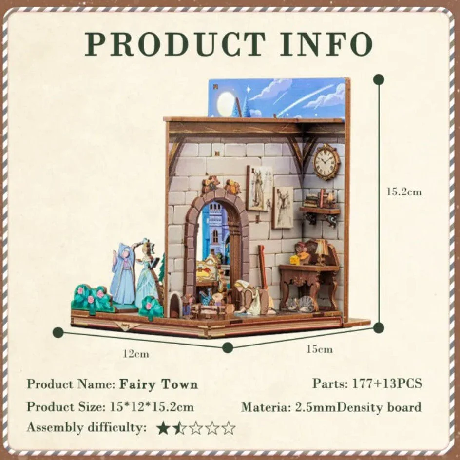 CUTEBEE DIY Bookends - Fairy Town Kit - Image 5