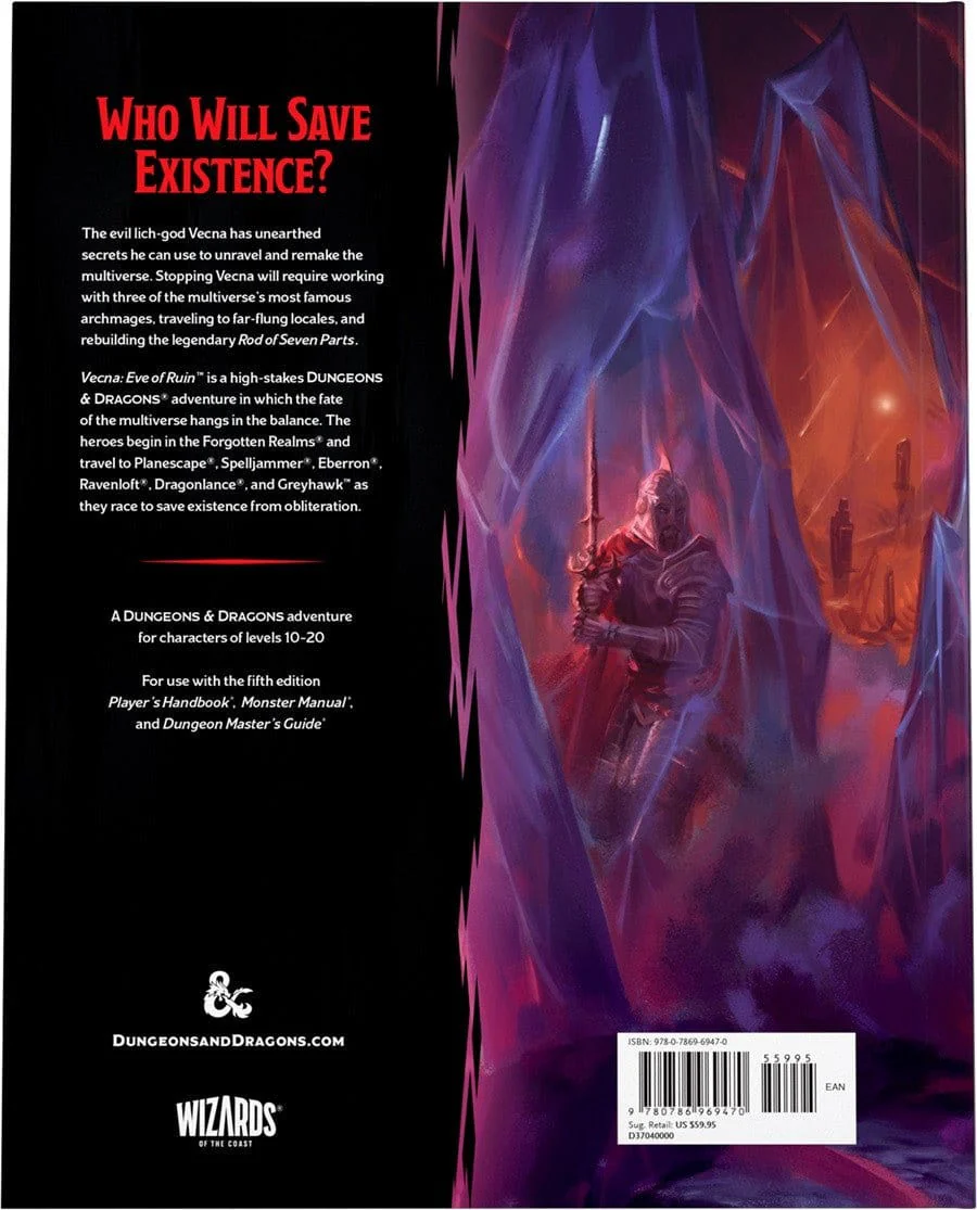D&D Dungeons & Dragons Vecna Eve of Ruin Hardcover - Image 3