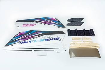 Dancing Wings 1.1m Boomerang Flying Wing Balsa RC Plane Kit (Motor,ESC,Servos Included) - Image 4