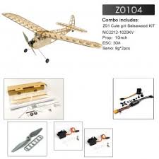 Dancing Wings Cute Girl 1.15m Balsa RC Plane Kit (Motor,ESC,Servos Included) - Image 5