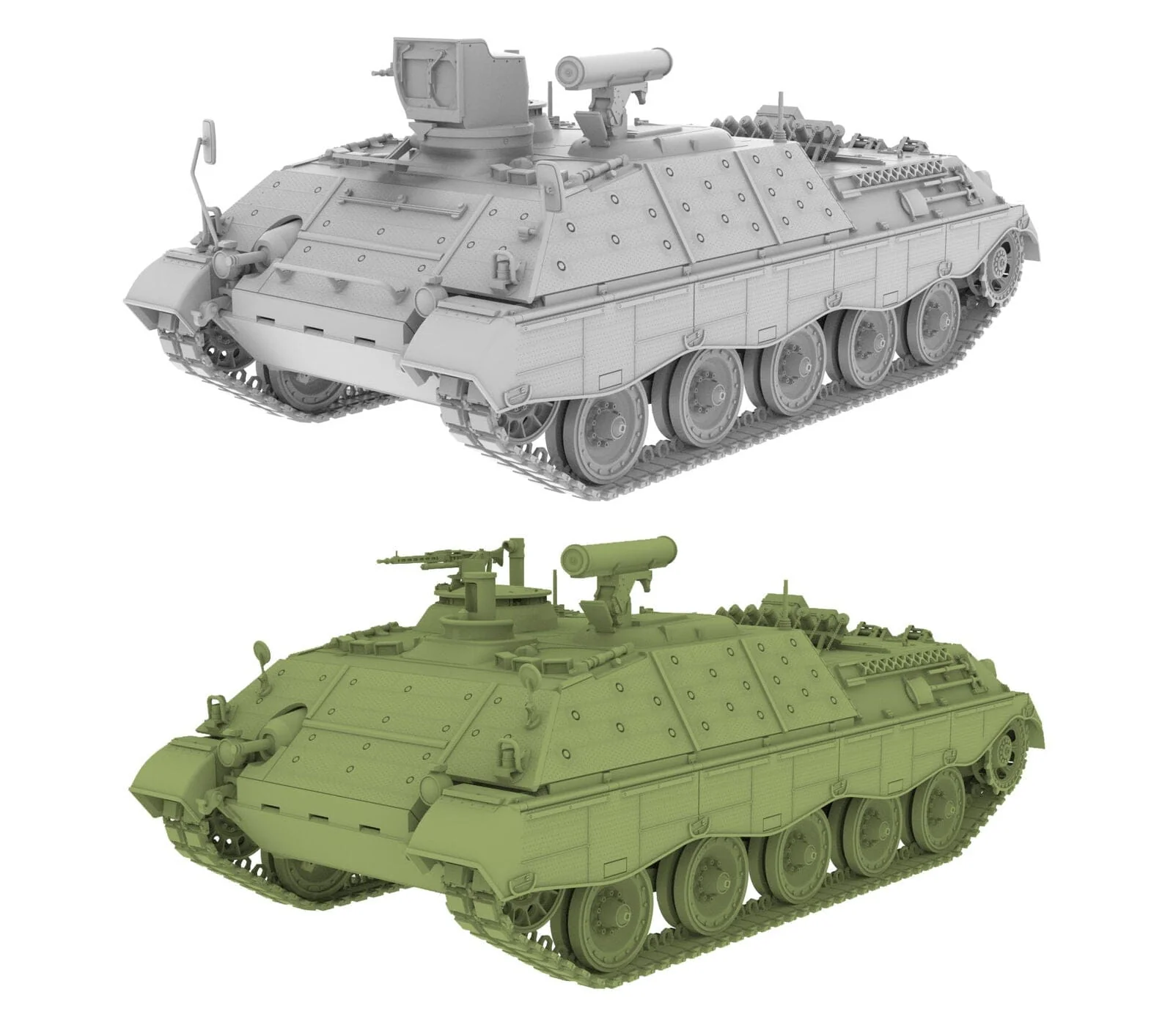 Das Werk 1/35 Raketenjagdpanzer Jaguar 1 Plastic Model Kit - Image 2