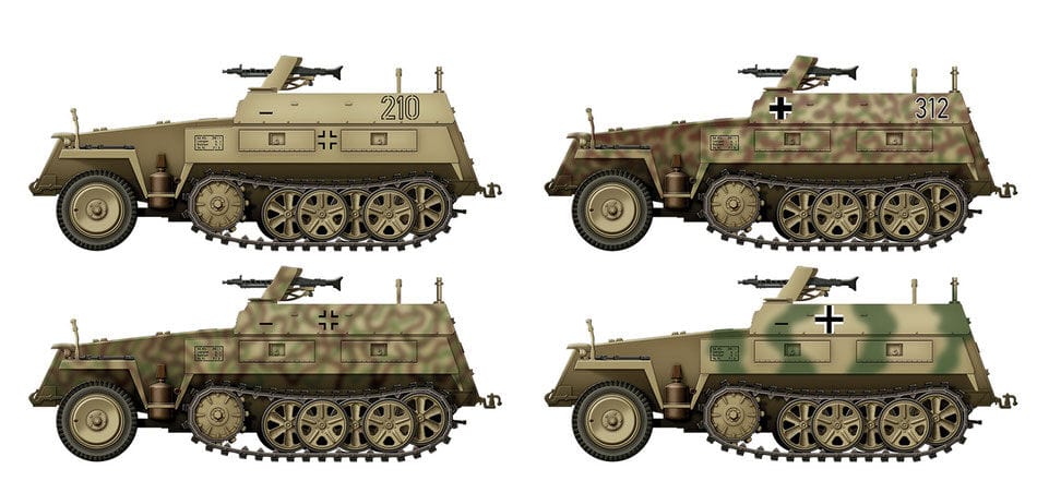 Das Werk 1/35 Sd.Kfz.250/1 Ausf.B Neu Plastic Model Kit [35029] - Image 2